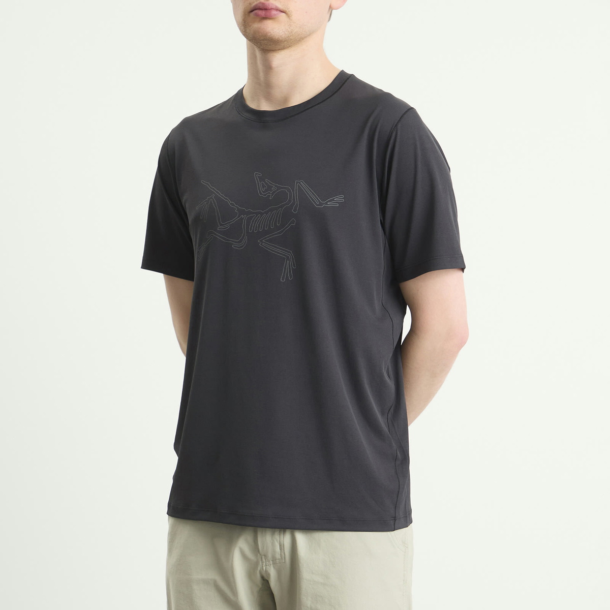 Arc'teryx Men's Cormac Logo T-Shirt in Black
