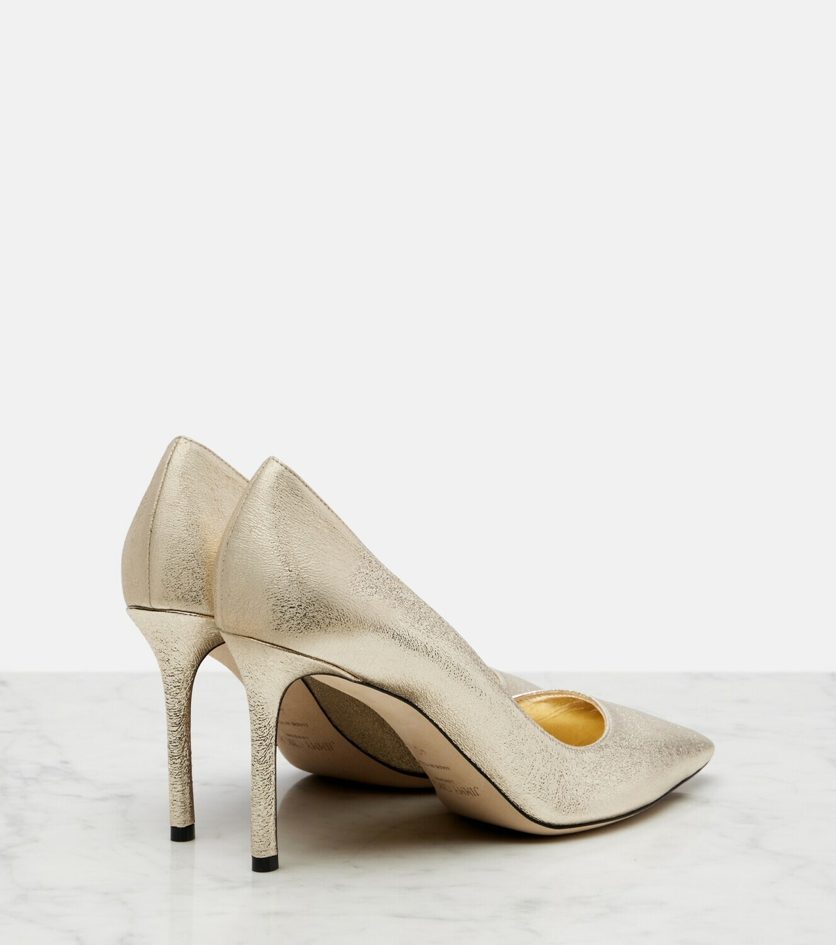 Jimmy Choo Romy leather pumps