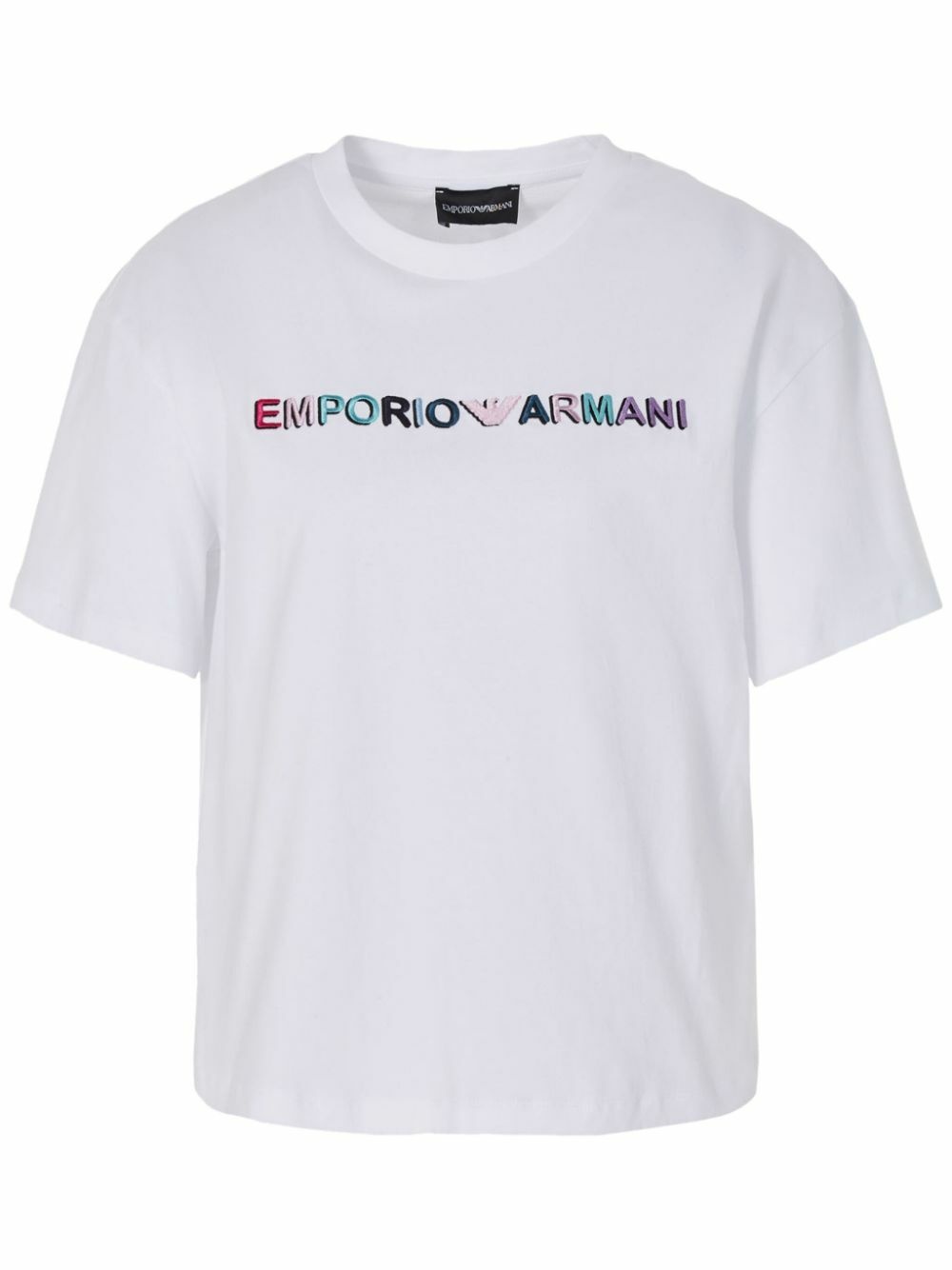 EMPORIO ARMANI - Logo Cotton T-shirt