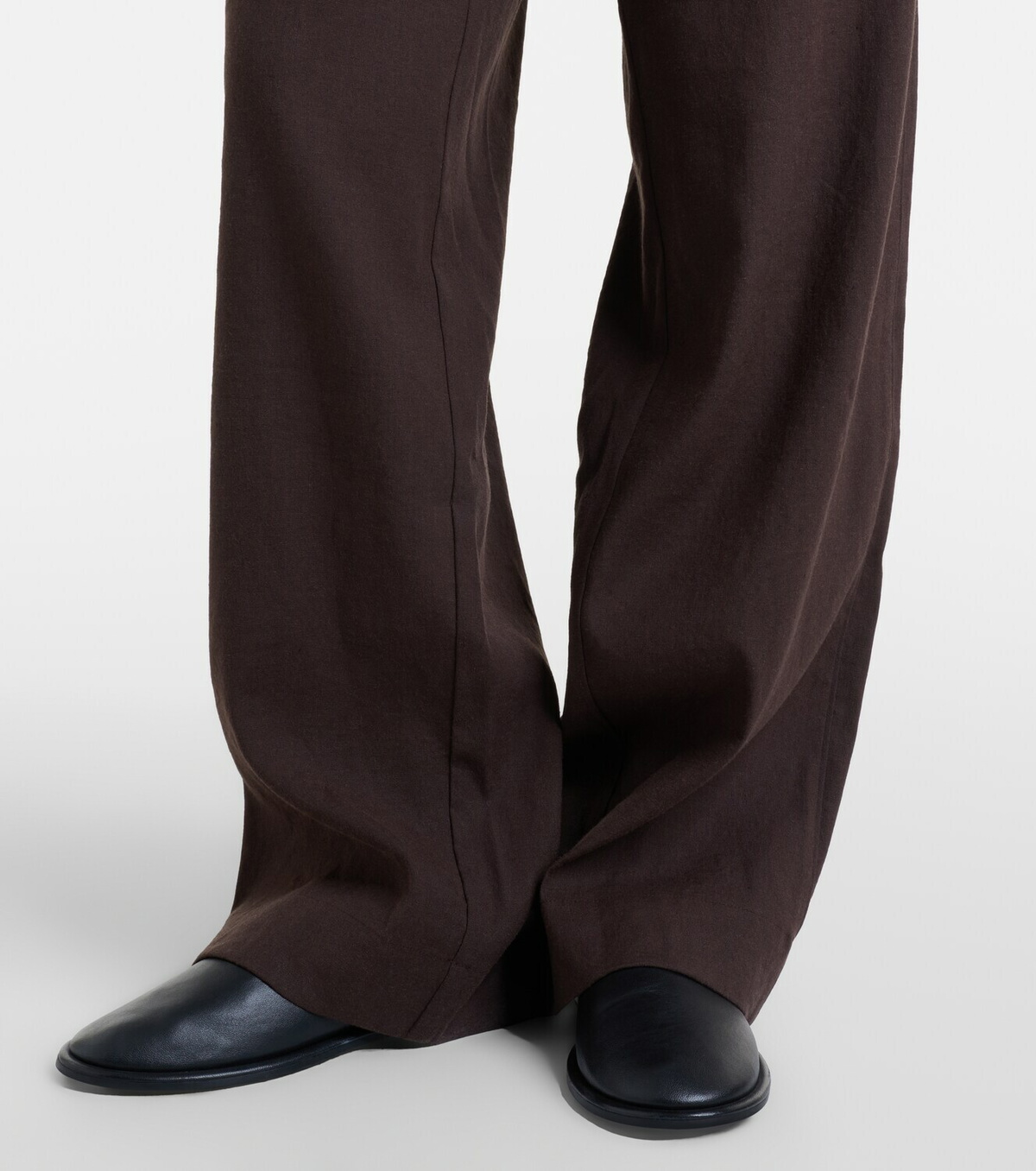 Vince Linen and rayon-blend wide-leg pants