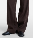 Vince Linen and rayon-blend wide-leg pants