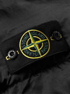 Stone Island - Logo-Appliquéd Quilted Coated-Shell Down Parka - Black