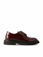 VINNY's - Officer Polished-Leather Derby Shoes - Burgundy