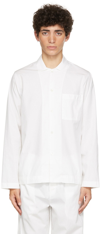 Photo: Tekla White Poplin Pyjama Shirt