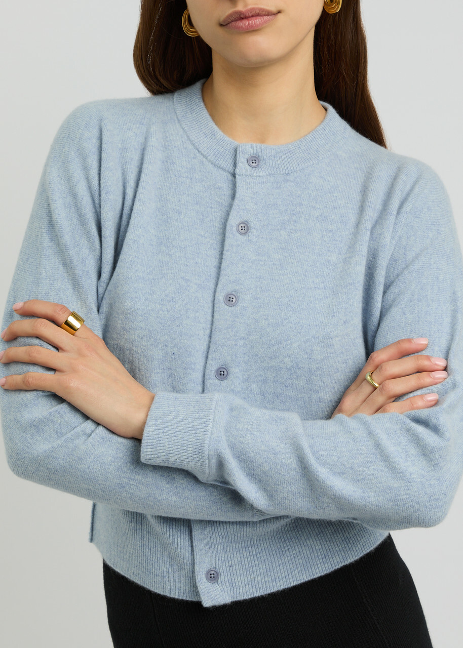 Extreme Cashmere N°257 Blouson Cashmere-blend Cardigan - Light
