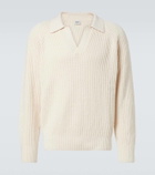 Tod's Ribbed-knit cotton polo sweater