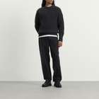 A.P.C. Men's Ron Chunky Rib Jumper in Heathered Anthracite