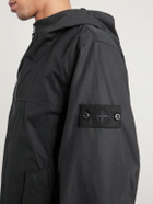 Stone Island - STONE ISLAND GHOST Cotton Hooded Parka - Black