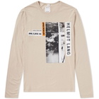 Helmut Lang x Travis Scott Long Sleeve Debris Print  Tee