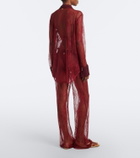 Bananhot Allen lace wide-leg pants