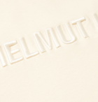 Helmut Lang - Logo-Embroidered Cotton-Jersey T-Shirt - Neutrals