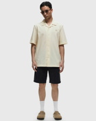 Fred Perry Woven Mesh Revere Collar Shirt White - Mens - Shortsleeves