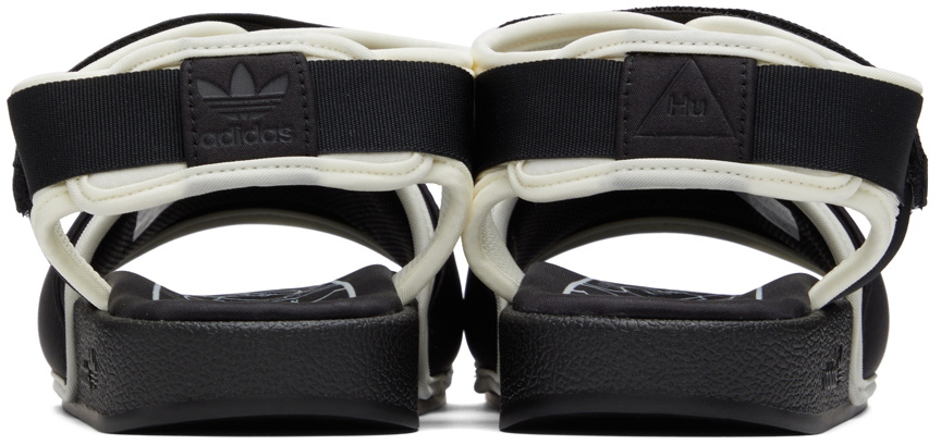 adidas x Humanrace by Pharrell Williams Black Adilette 2.0 Sandals adidas x Humanrace by Pharrell Williams