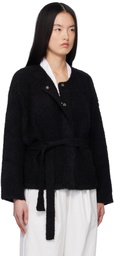 Deiji Studios Black Pod Knit Cardigan