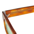 Bonnie Clyde Tomboy Sunglasses in Tortoise/Green