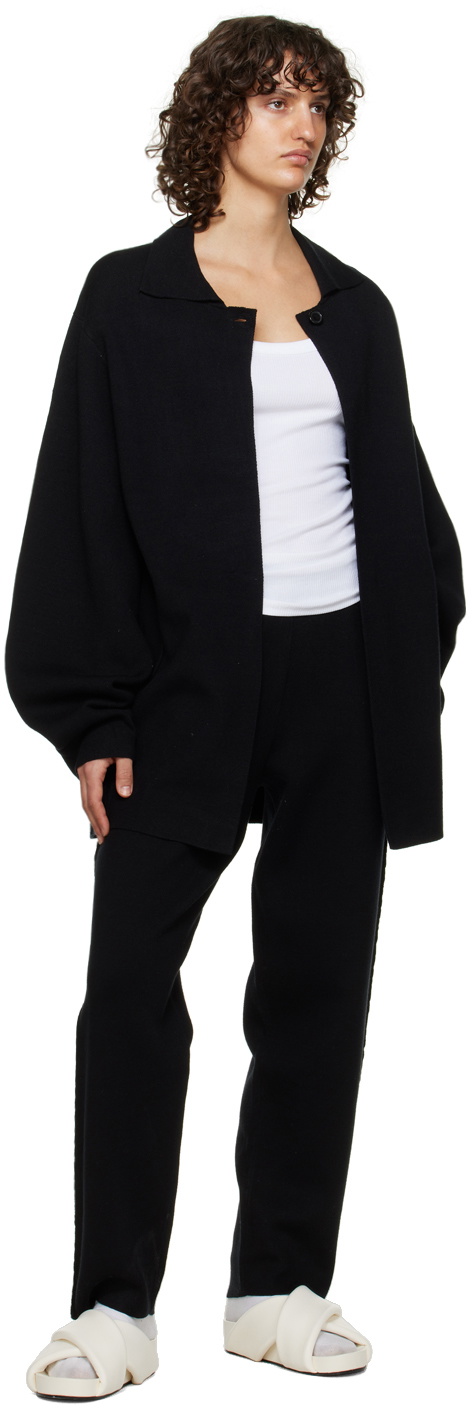 Deiji Studios Black 'The Drawcord' Lounge Pants