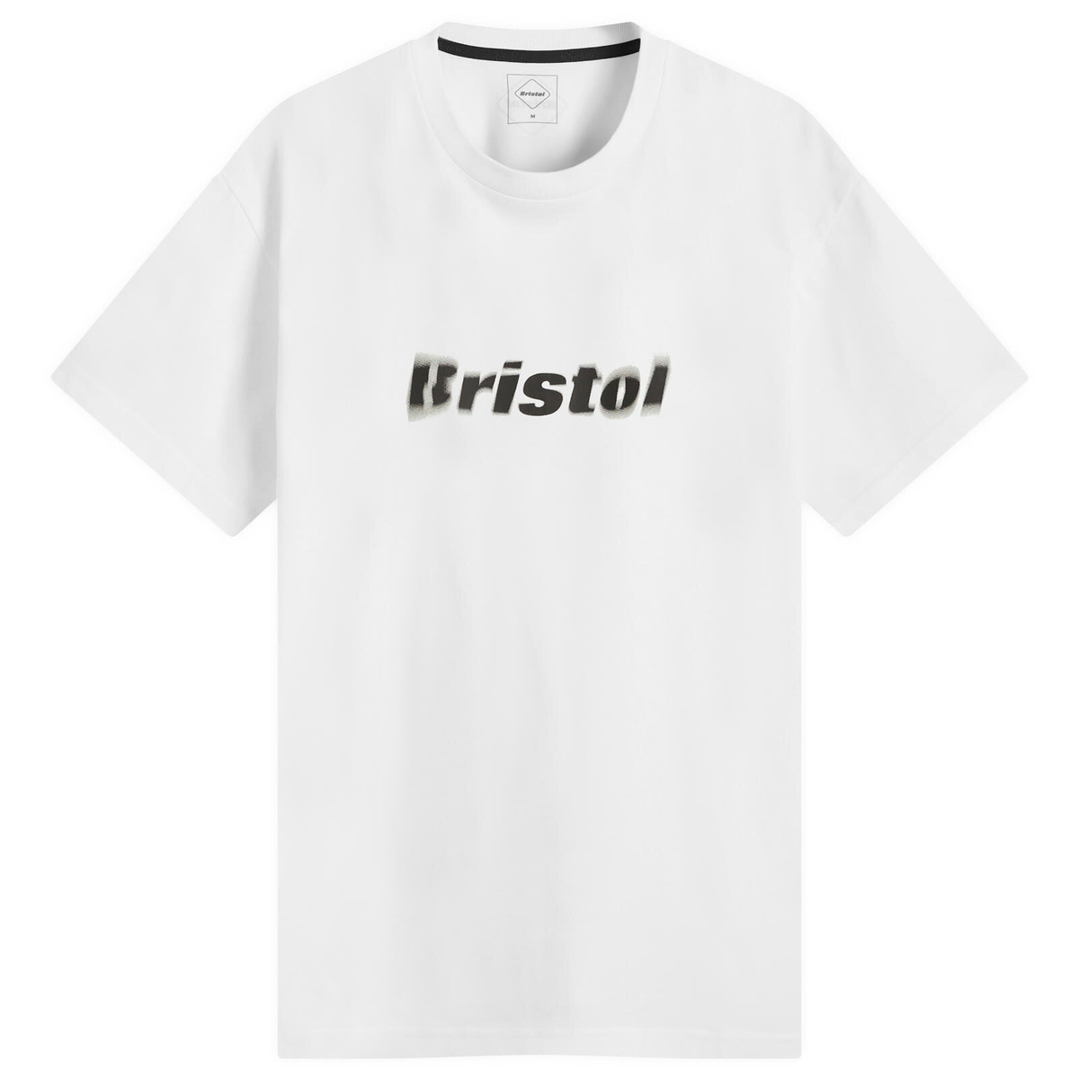 Tシャツ・カットソー F.C. Real Bristol Blurred Logo T-Shirt F.C. Real Bristol Men's Blurred Logo T-Shirt in White F.C.