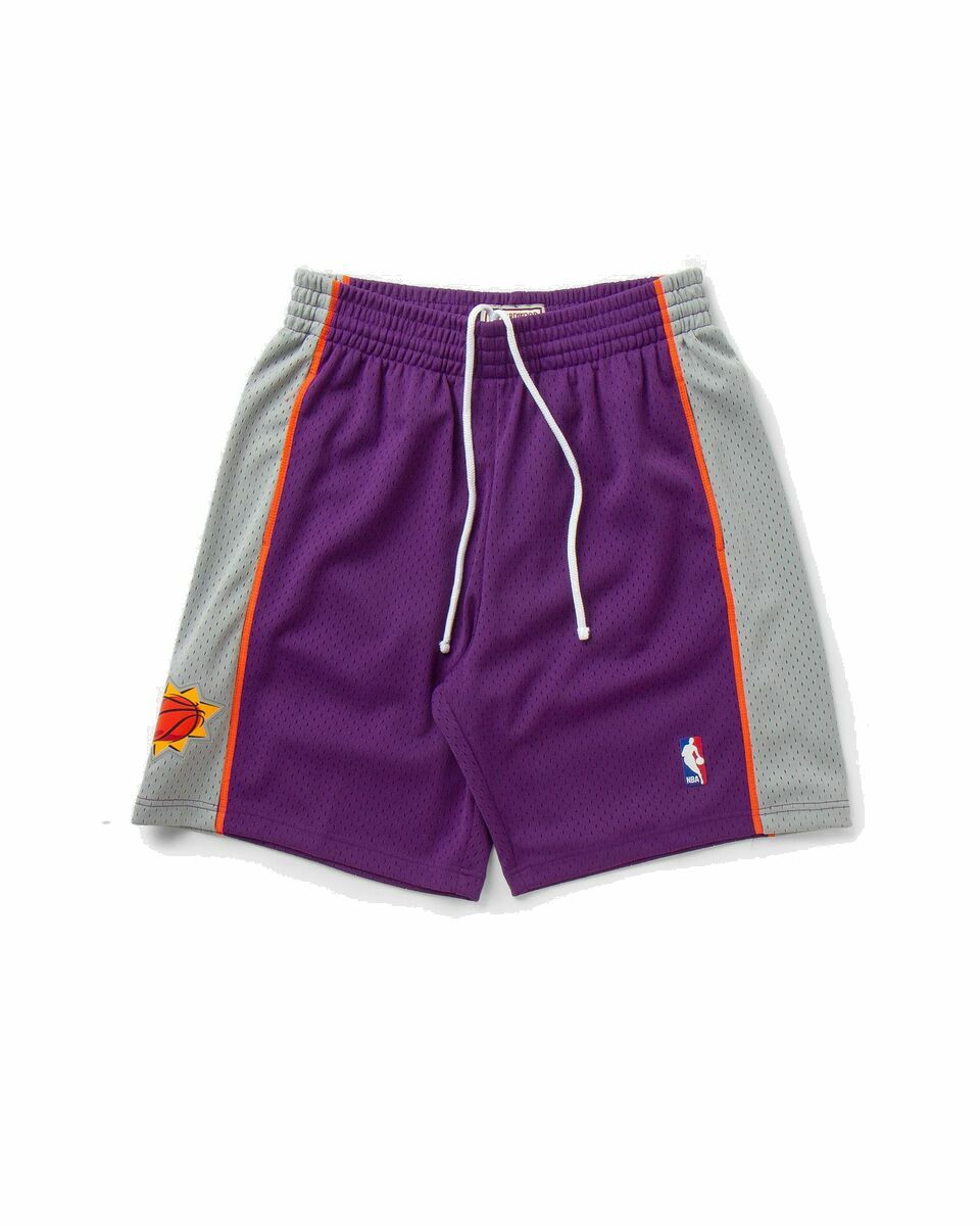 Photo: Mitchell & Ness Nba Swingman Shorts Phoenix Suns 2001 02 Purple - Mens - Sport & Team Shorts