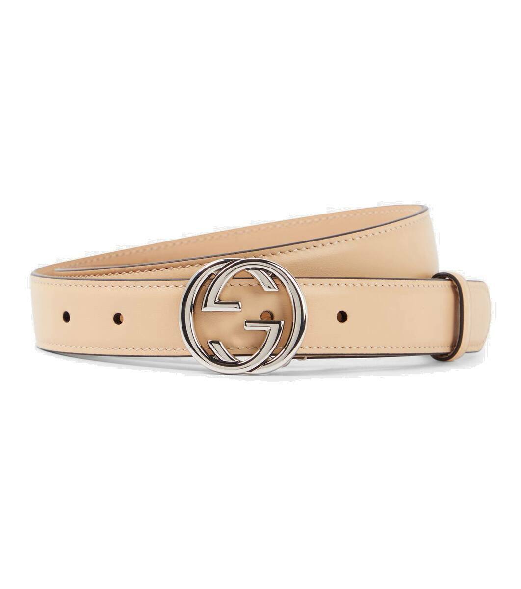 Gucci Interlocking G leather belt Gucci
