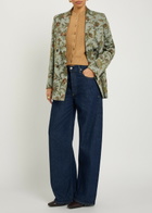 Etro Patterned Double-breasted Woven Blazer Multicoloured 1