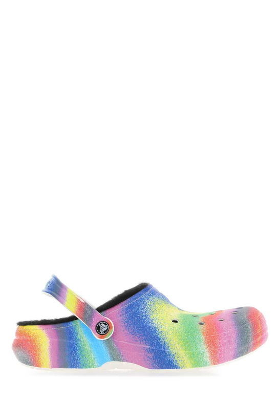 Photo: Crocs Printed Crosliteâ ¢ Classic Lined Spray Dye Mules