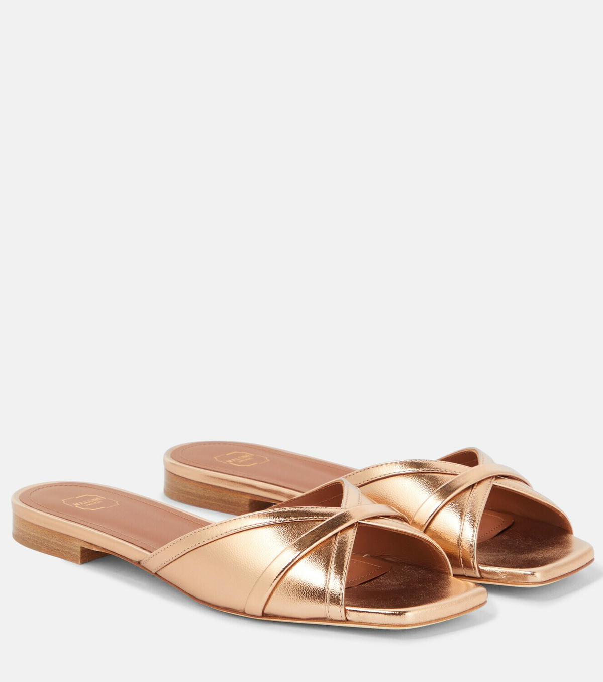 Malone Souliers Perla metallic leather sandals Malone Souliers