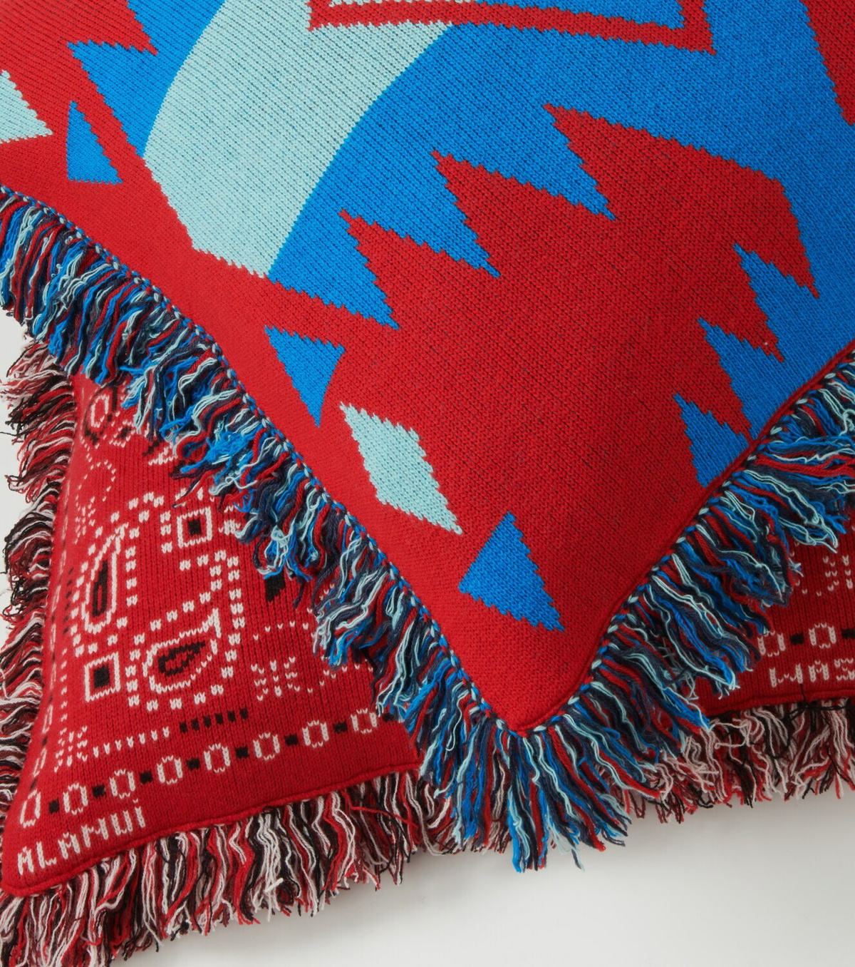 Alanui - Icon wool-blend jacquard cushion
