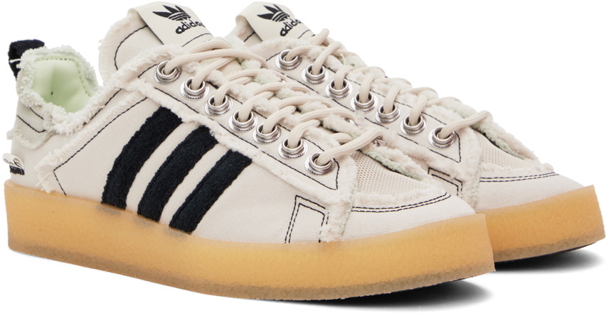adidas gazelle silver green womens Adidas Originals x SFTM Campus 80s - Black main image 1