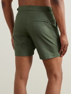 Frescobol Carioca - Rio Slim-Fit Mid-Length Recycled Swim Shorts - Green
