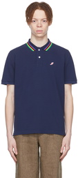 Noah Navy Cotton Polo