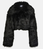 Giuseppe di Morabito Cropped faux fur jacket