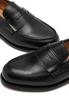Grenson Epsom Leather Loafers Black