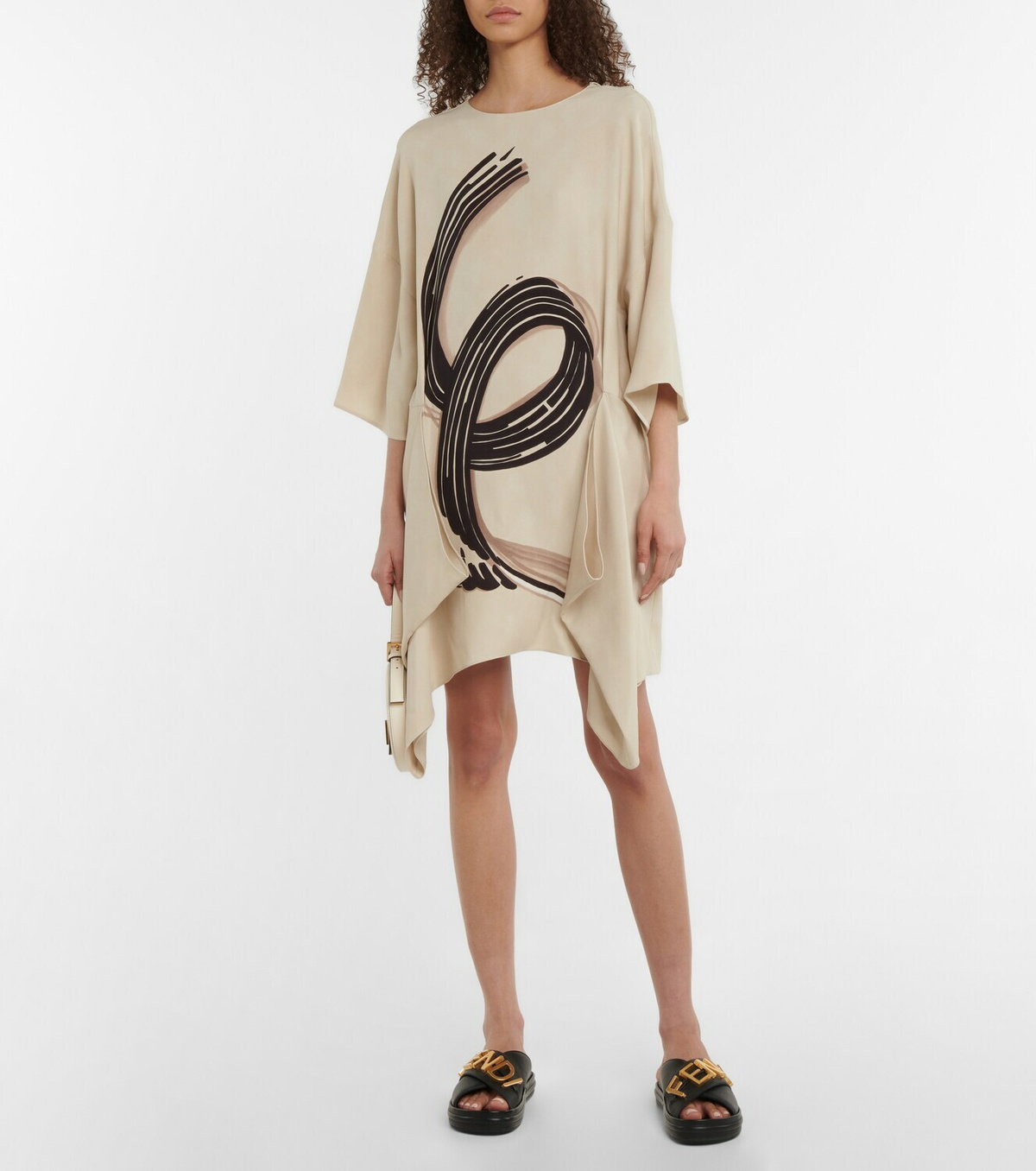 Fendi Logo leather sandals Fendi Fendi Logo leather sandals Fendi