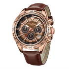 Swan & Edgar Speed Tracker Chronograph Automatic Brown Dial Mens Watch SE2001