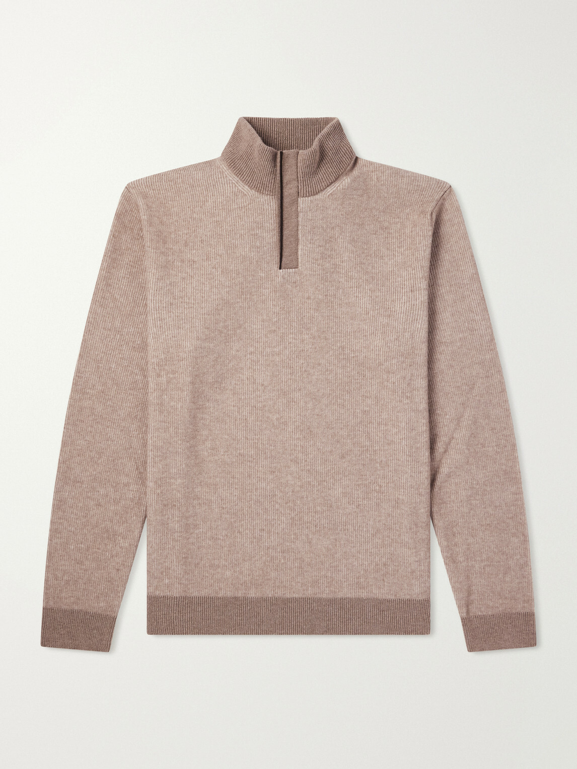 Slowear - Virgin Wool Half-Zip Sweater - Neutrals