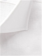 Favourbrook - Bridford Cutaway-Collar Linen Shirt - White