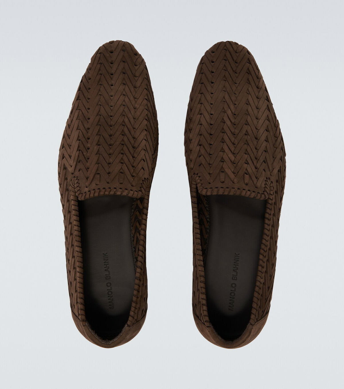 Manolo Blahnik Mario suede loafers