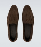 Manolo Blahnik Mario suede loafers