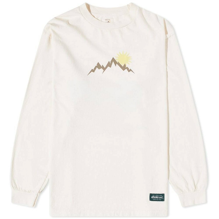 Photo: Afield Out x Mount Sunny Long Sleeve Circles T-Shirt in Bone