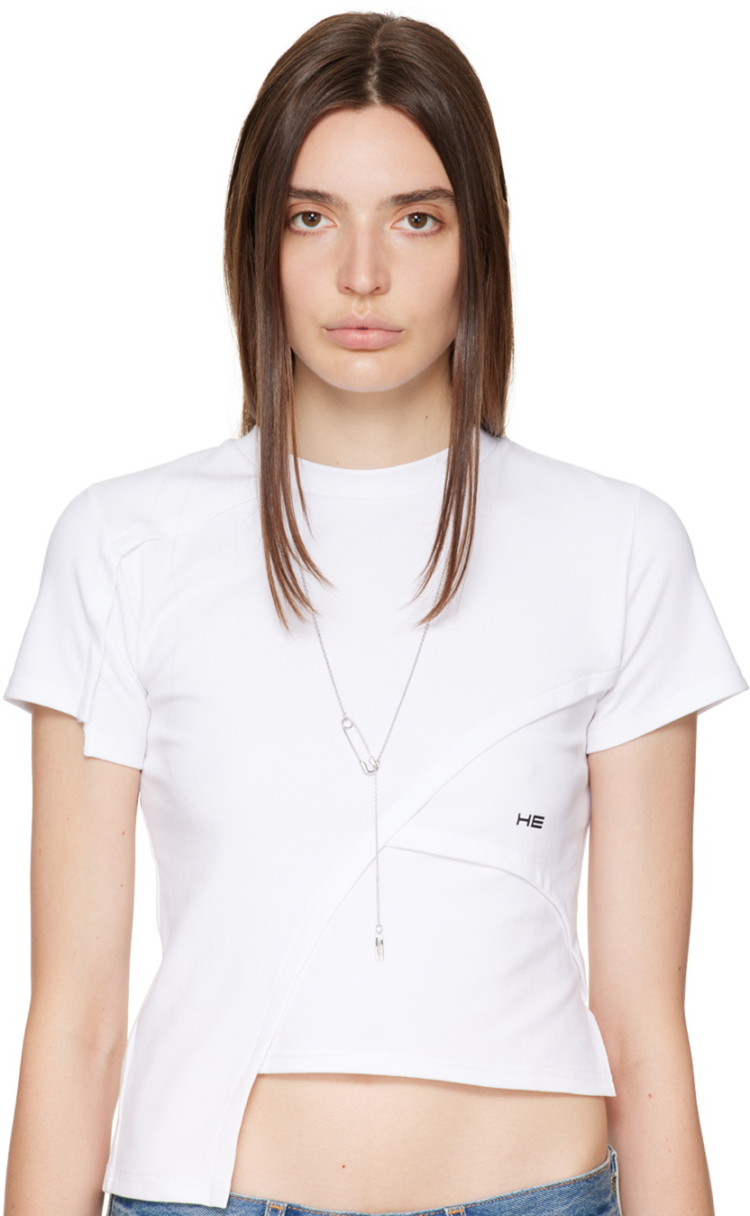 Numbering Silver Safety Pin Necklace Numbering