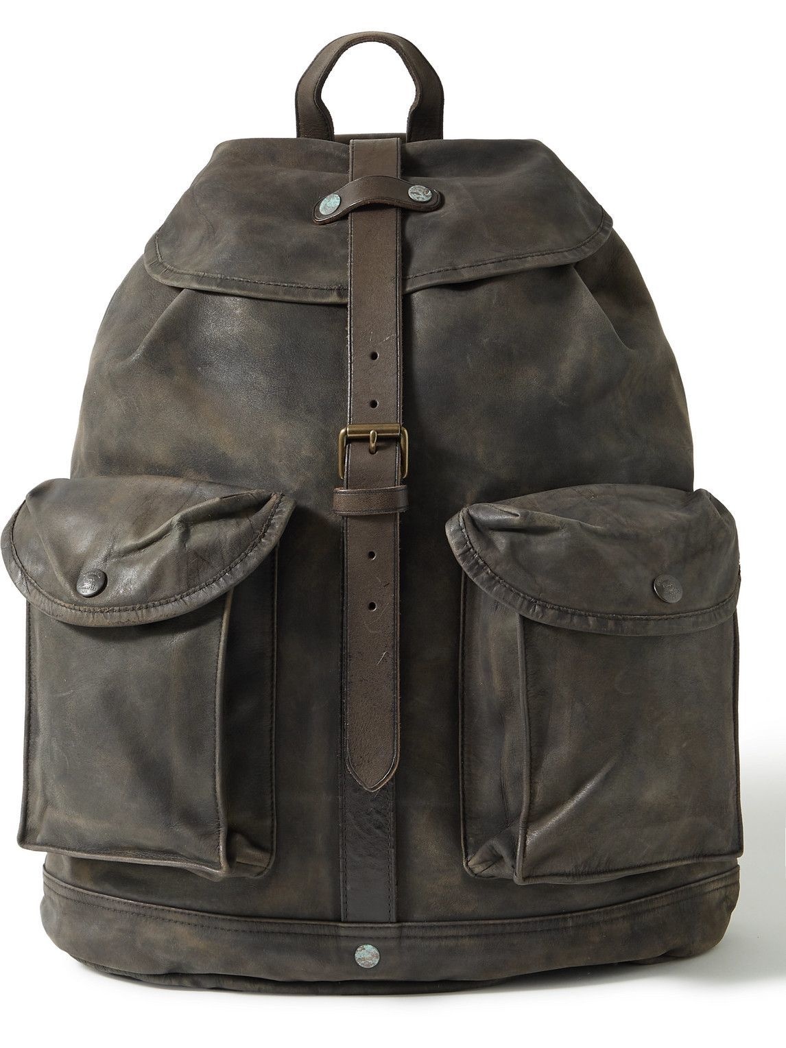 Photo: RRL - Large Leather Backpack