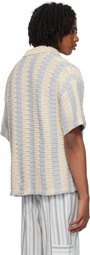 Orlebar Brown Blue & Beige Thomas Shirt