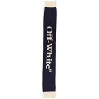 Off-White Navy and Off-White Church Scarf