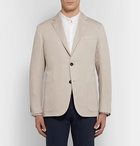 Ermenegildo Zegna - Beige Silk and Linen-Blend Blazer - Men - Beige