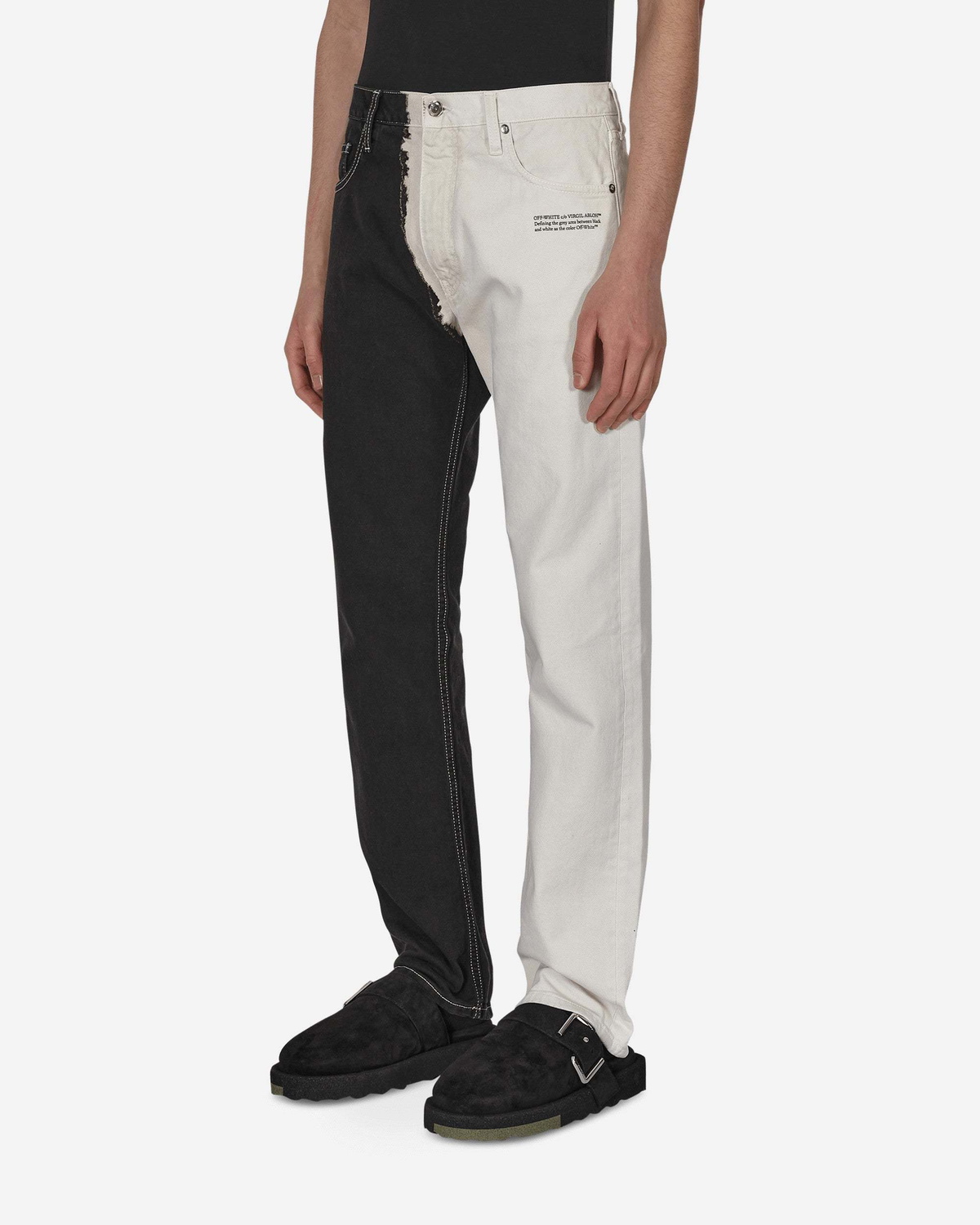 Corp Slim Straight Jeans Off-White