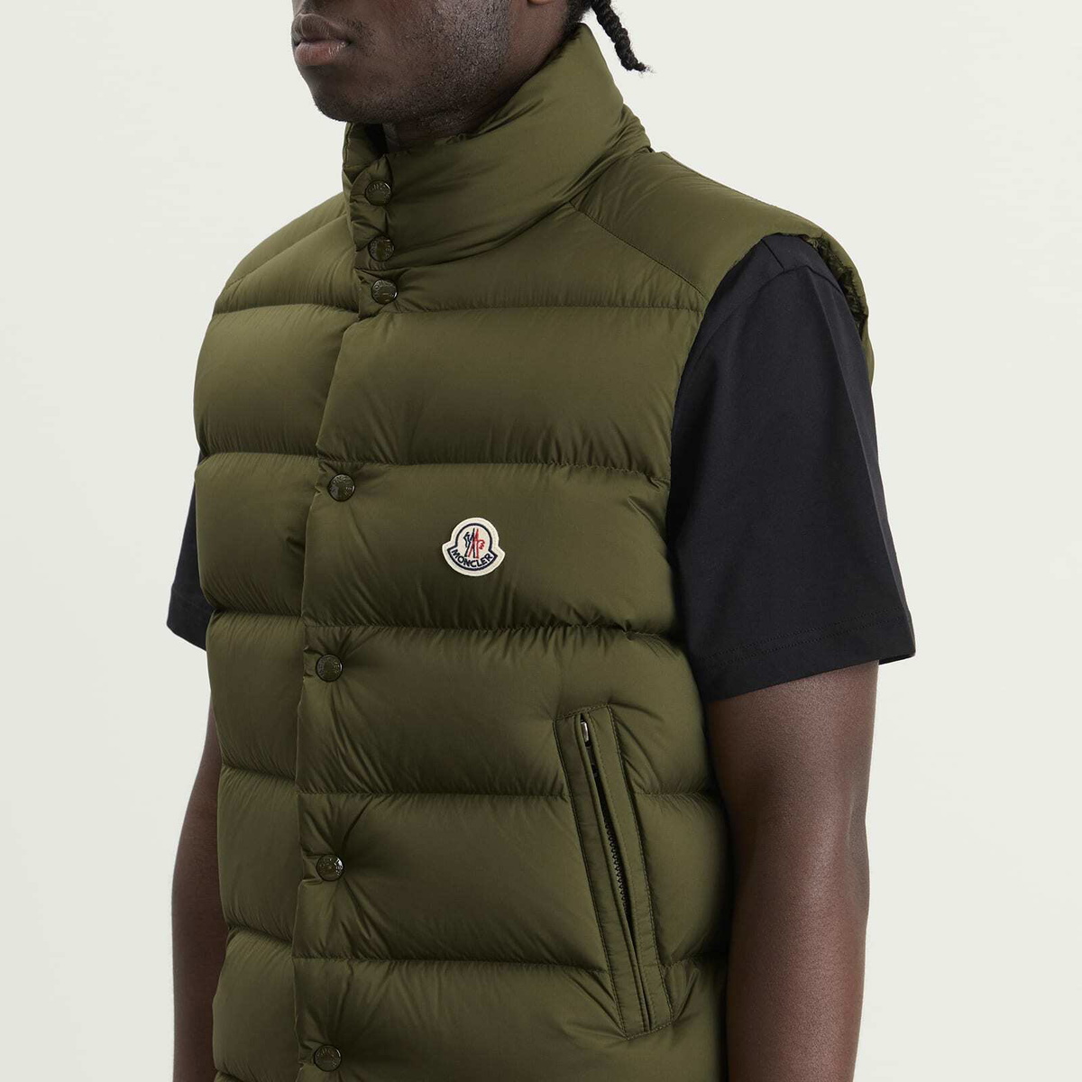 Moncler Men's Tibb Vest in Green