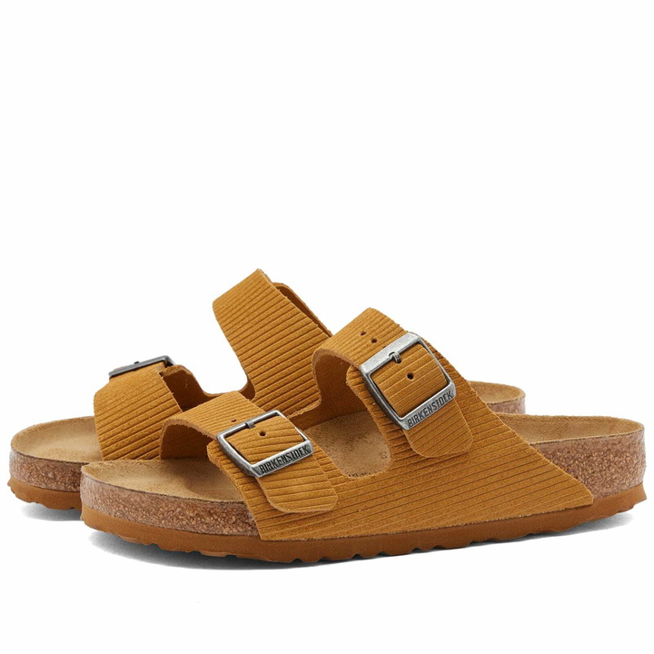 Photo: Birkenstock Arizona in Cork Brown Corduroy