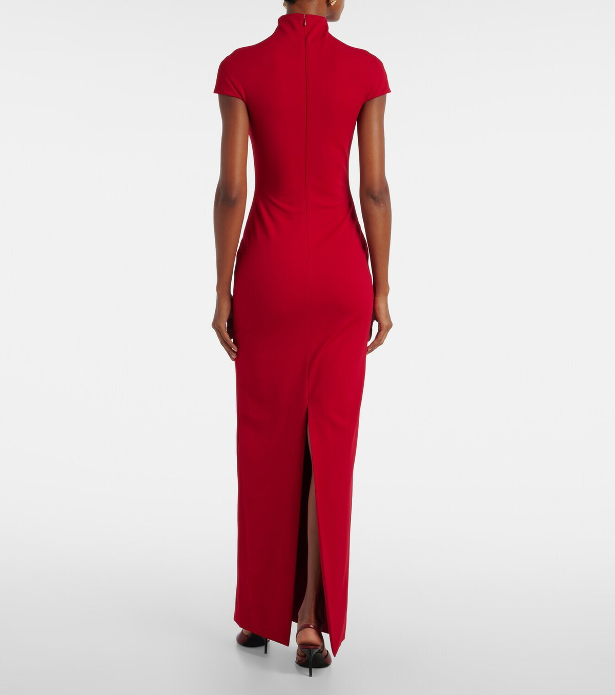 Solace London Lang crêpe maxi dress