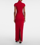Solace London Lang crêpe maxi dress