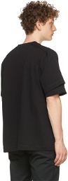 Affix Black Heavy Jersey Dual Sleeve T-Shirt